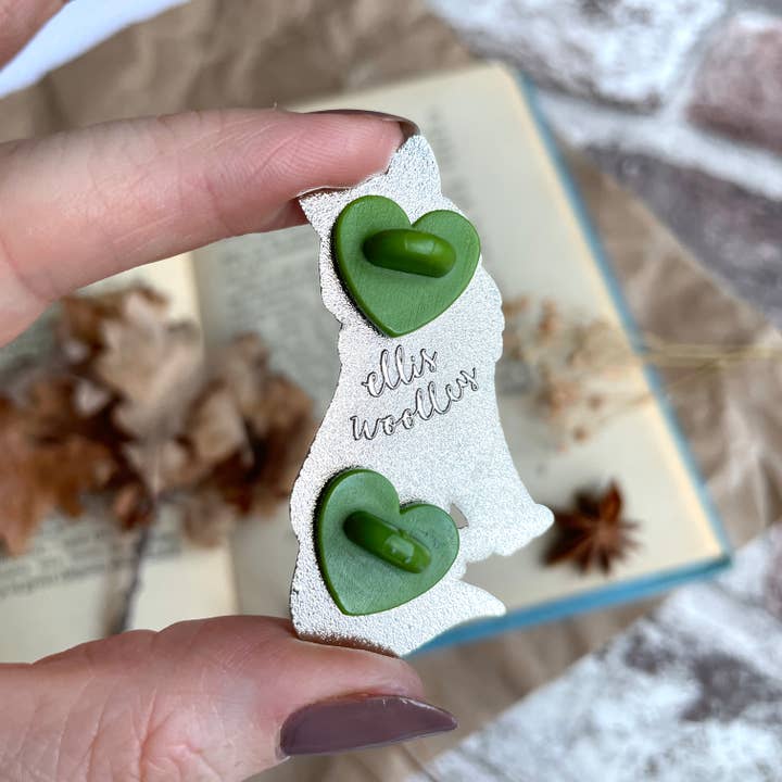 Ellis Woolley Illustration - Wholesale Lapel Pin/Button - Fox Hard Enamel Pin1