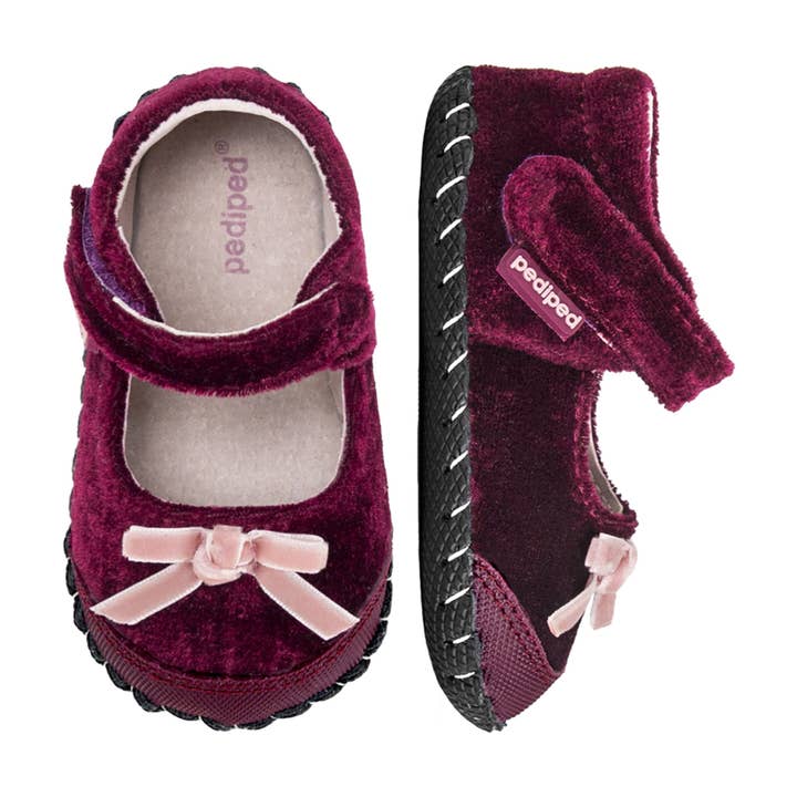 pediped footwear - Wholesale Crib Shoes - Baby - Louisa - Originals® | Burgundy2