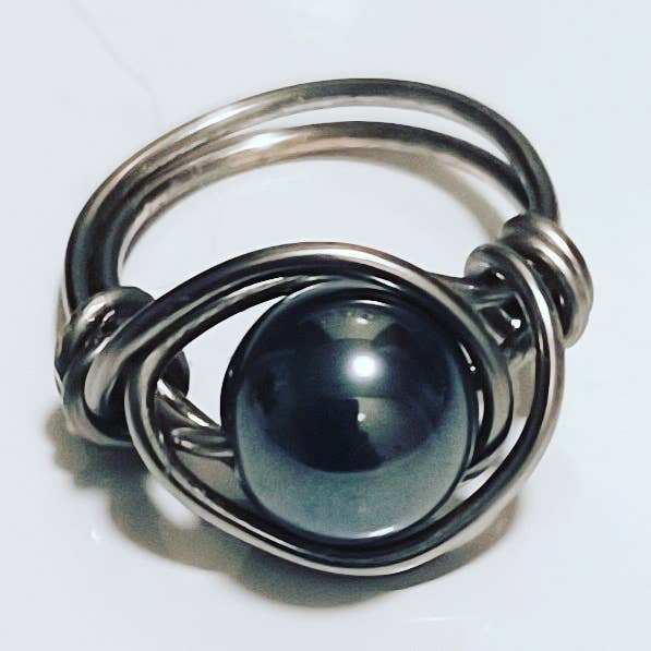 Pinky Hematite Ring for wholesale by Design Your Own Jewelry W O R K S H O P