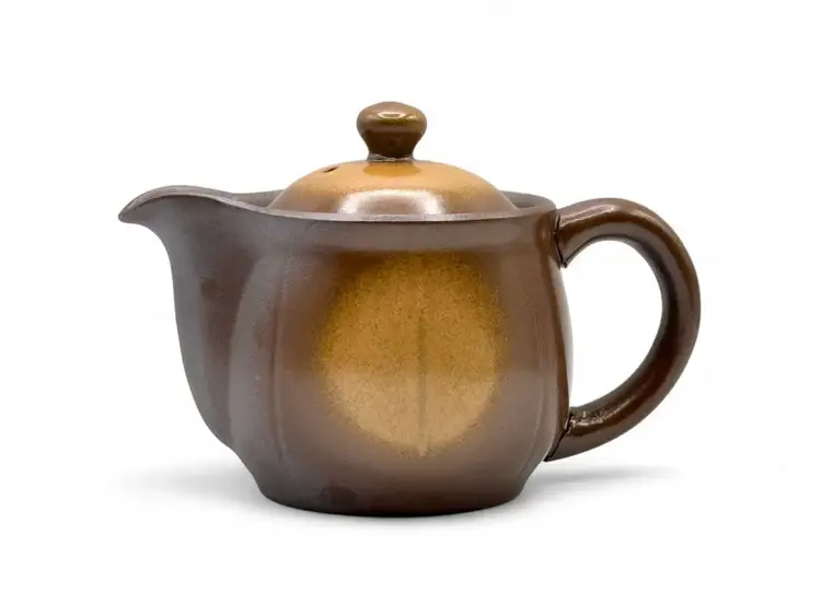 Inoue Tea – Engroshandel Tekande – Mirai Brown Banko-yaki Kyusu - Japansk tekande6