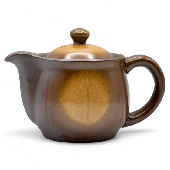 Inoue Tea – Engroshandel Tekande – Mirai Brown Banko-yaki Kyusu - Japansk tekande6