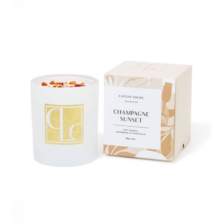 Champagne Sunset - Grapefruit and Guava Candle for wholesale by Caitlin Louise Collection