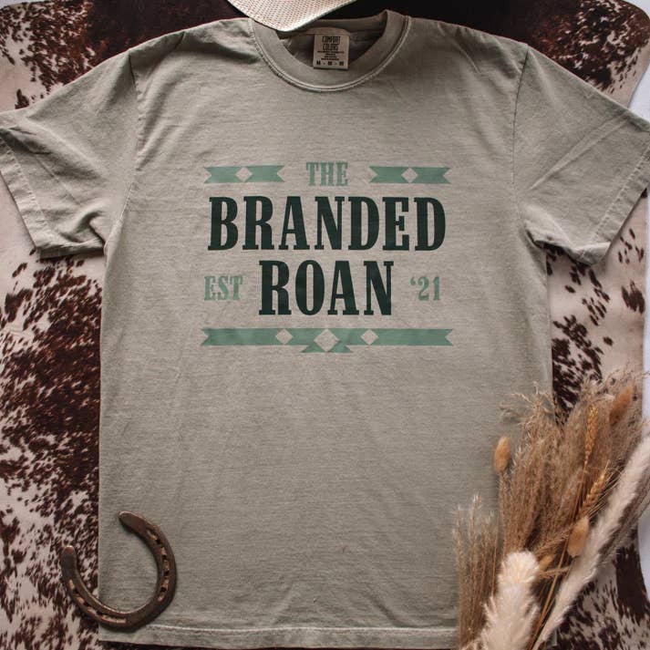 Green Aztec Tee for wholesale by The Branded Roan