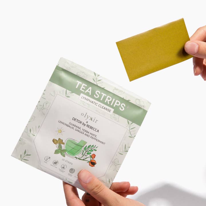Olyxir - Wholesale Health/Detox Tea - Lymphatic Cleanse Tea Strips | 25 Servings