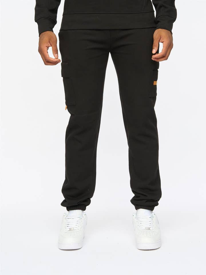 Adamsberg Joggers Black for wholesale by Duck and Cover