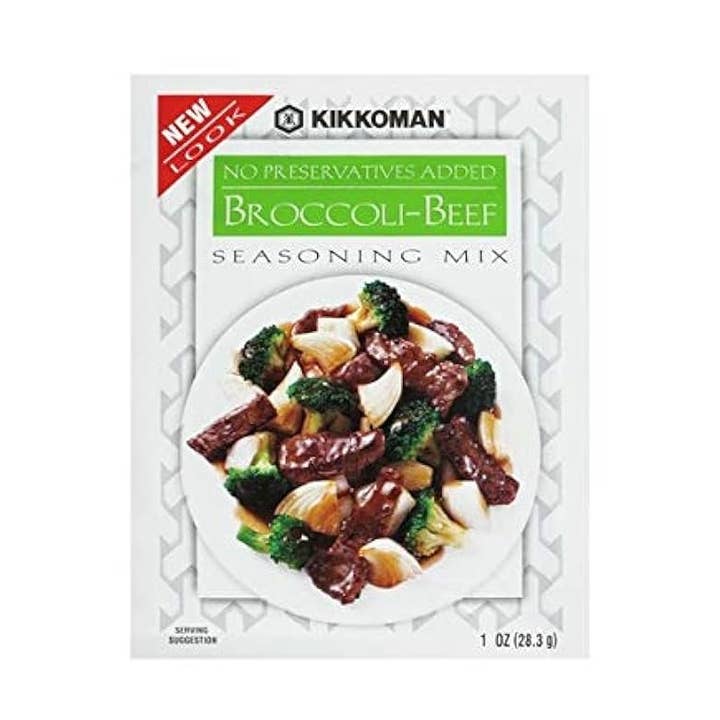 Kikkoman Brokkoli-Rindfleisch-Gewürzmischung 12/1OZ für den Großhandel von L&F Universal Goods