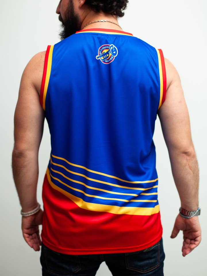 St. Louis Blues Retro Alternate Hockey Tank for wholesale by Bench Clearers