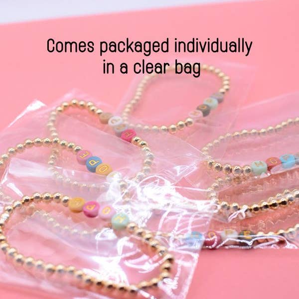 Two and Crew - Faith Based Jewelry & Gifts - Wholesale Beaded Bracelet - Courage Bracelet - Inspirational Jewelry, Faith Gift, Gold6