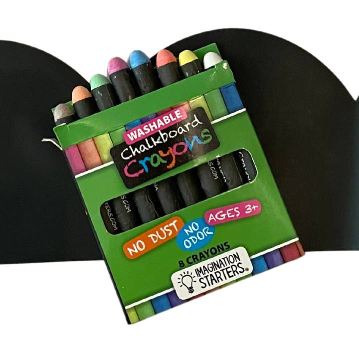 Krijtbord Rand Gekarteld + Kleurkrijtjes voor wholesale door Imagination Starters