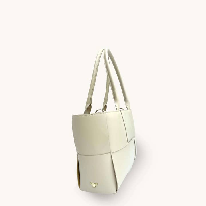 Apatchy London - Wholesale Tote Bag - Women's - The Tori Stone Leather Tote