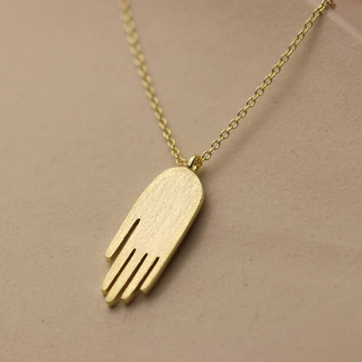 Hamsa guddommelig håndbeskyttelseshalskæde for engroshandel hos La Lovely & Co.