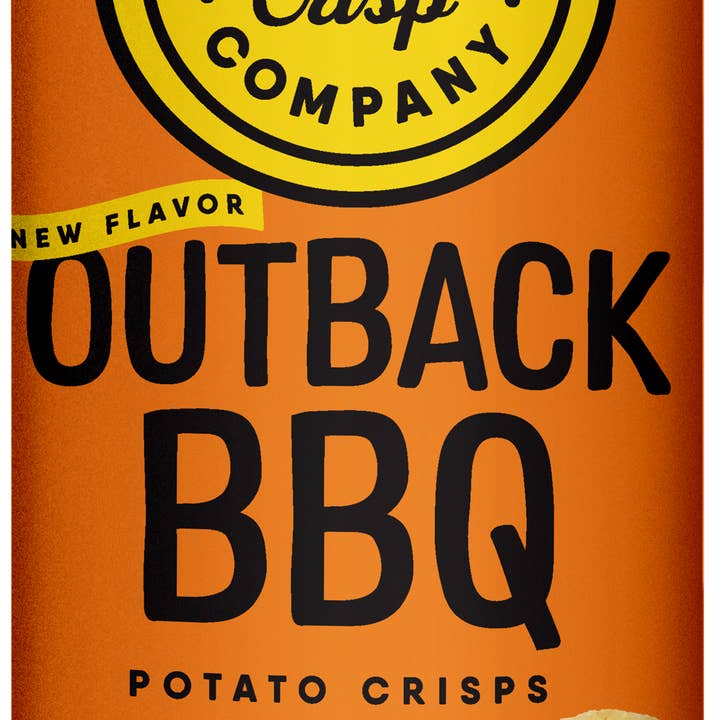 The Good Crisp Company - Wholesale Chips - Outback BBQ Chips - 5.6oz Cans (Case of 8)