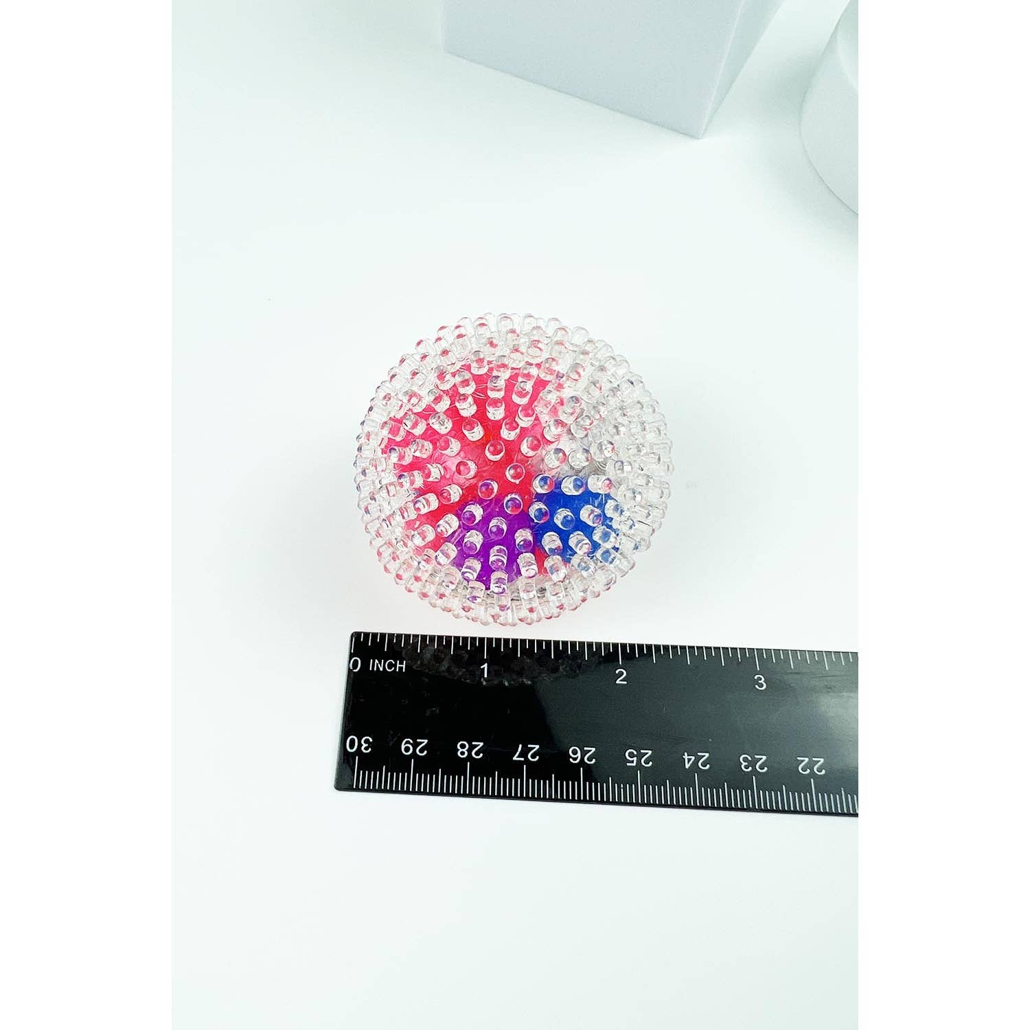 ASSORTED ANTI-STRESS MESH SQUISHY BALL WITH LIGHT for wholesale on Faire2