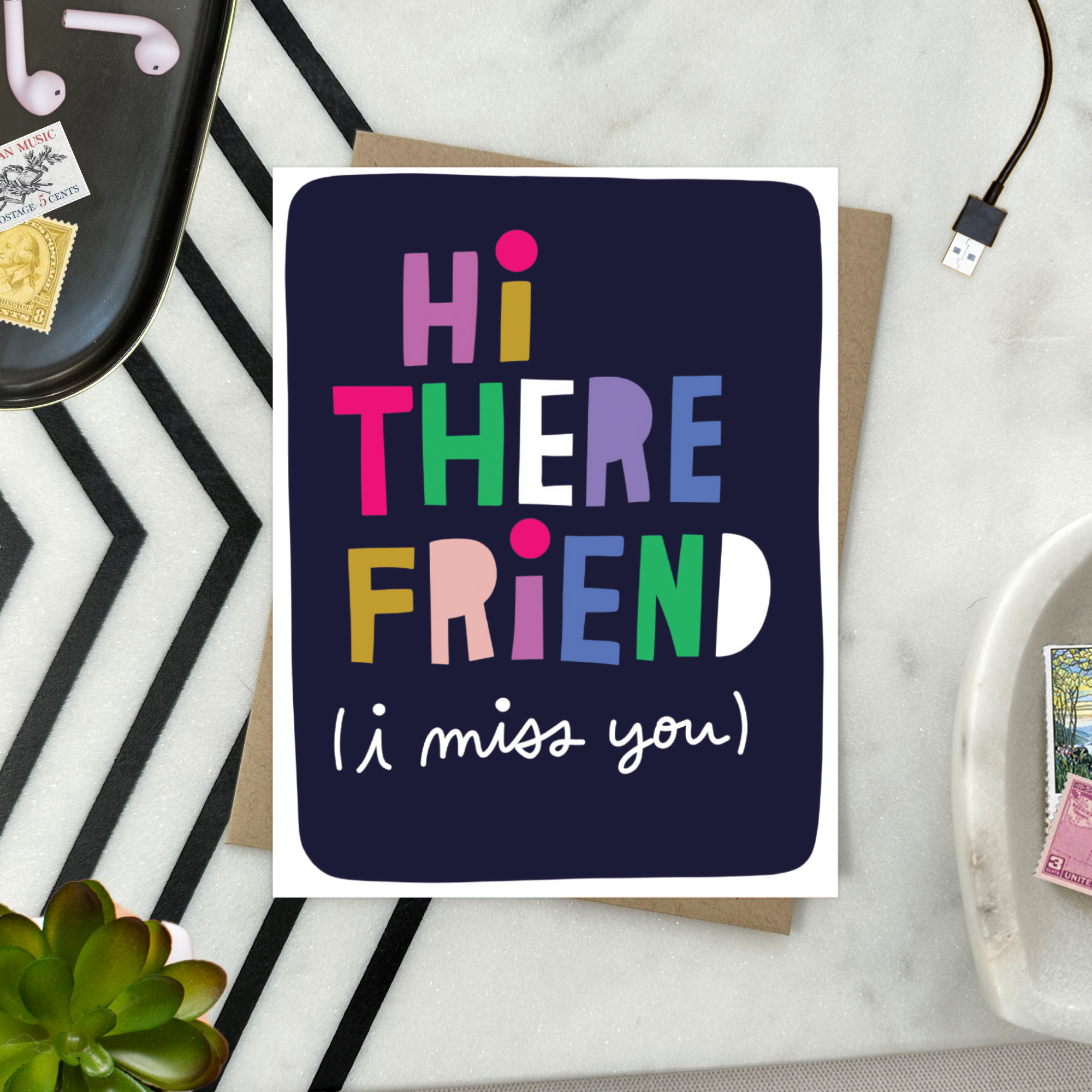 Barone and Co. - Wholesale Friendship Card - Hi There Friend Card3