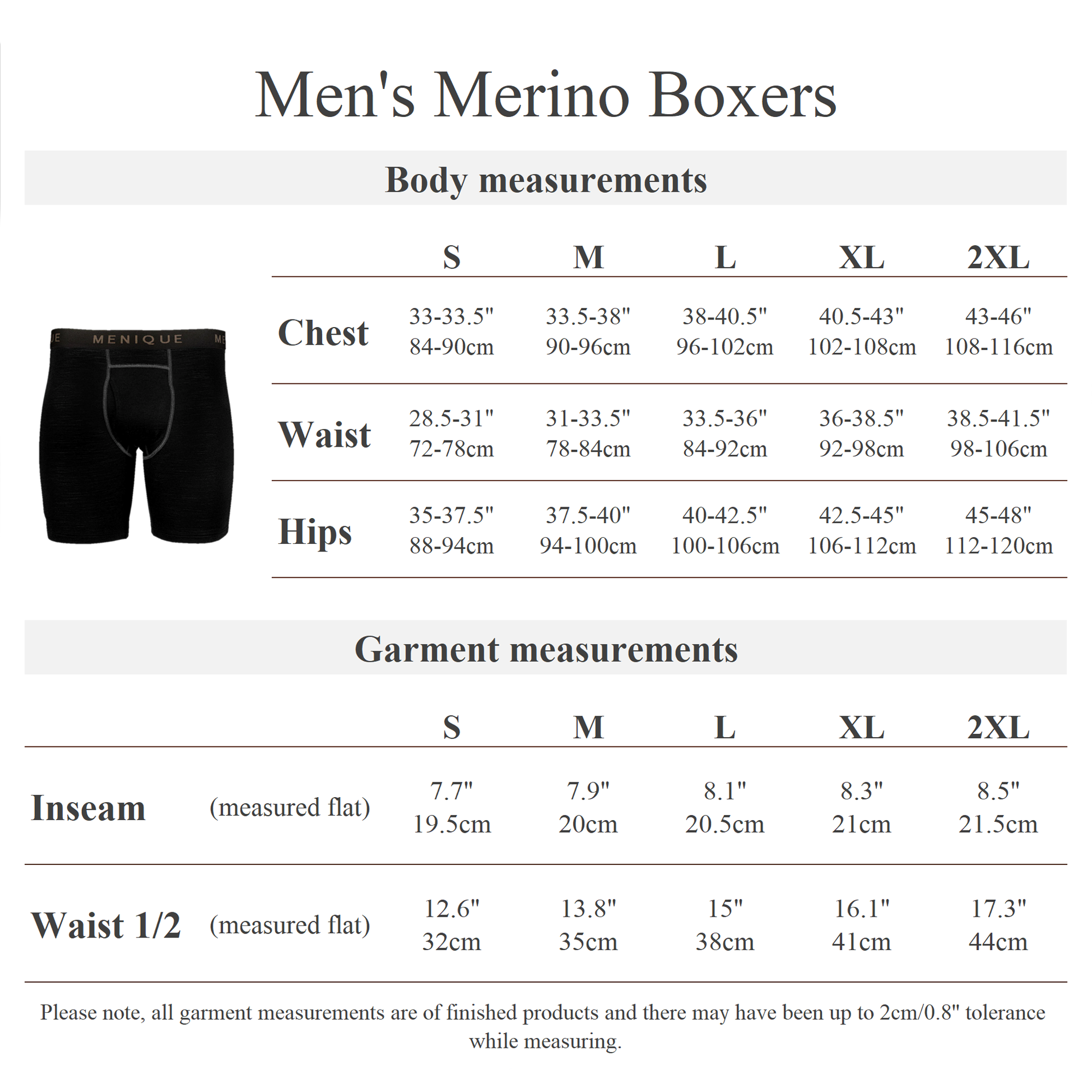 menique - Wholesale Underwear - Men's - Men's Merino Boxer Trunks Perfect Grey5