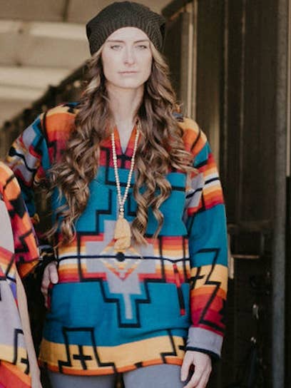 Liv Rocks - Wholesale Hoodie - Women's - Fleece Sweatshirt, Cozy Fleece Western Pullover Hoodie2