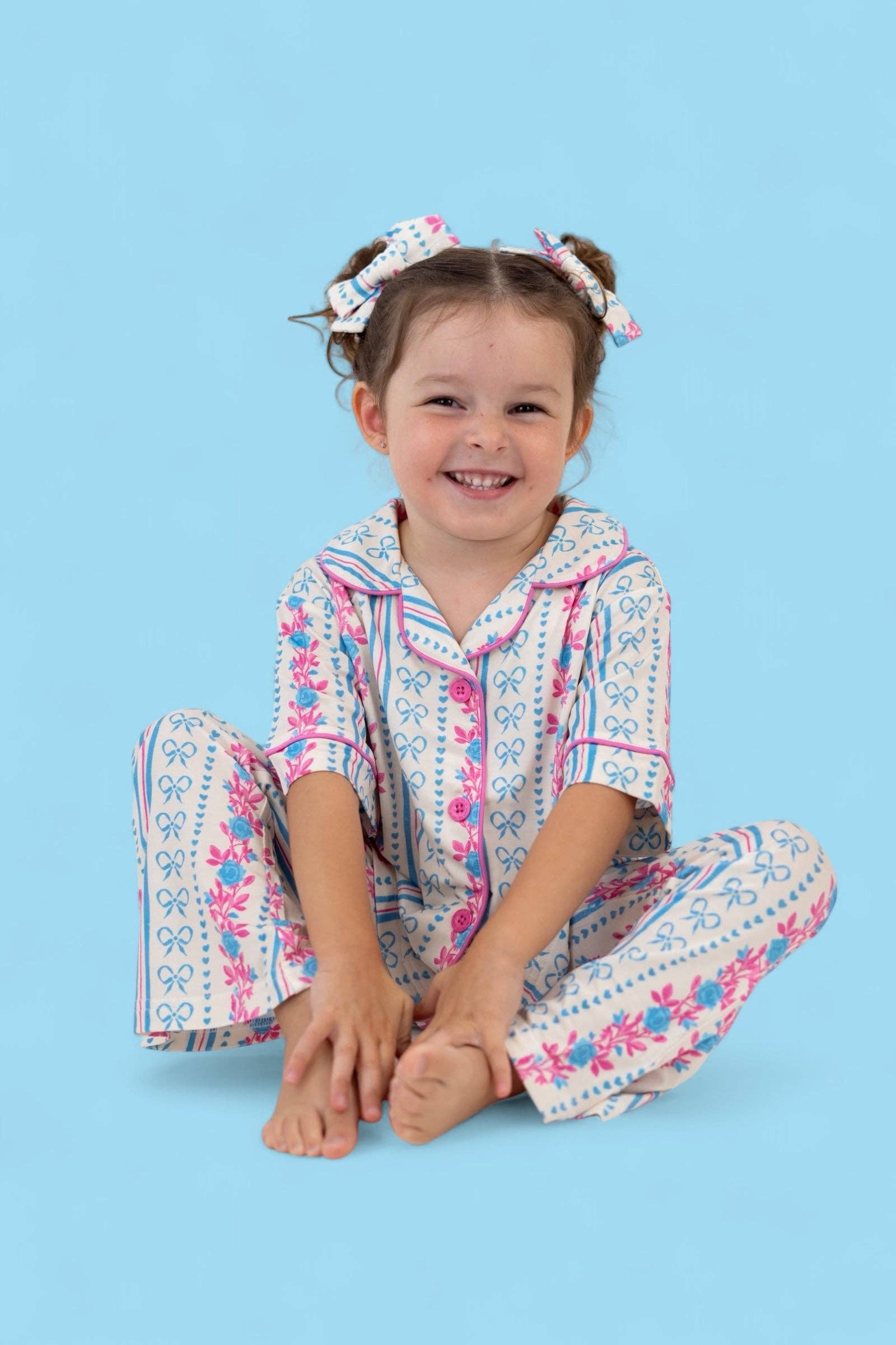Dream Big Little Co. - Wholesale Sleepwear Set - Kids - PETITE POSIE DREAM GIRL'S FLARE SET11