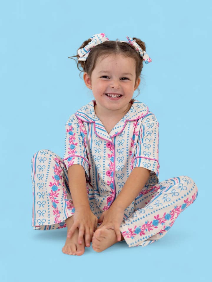 Dream Big Little Co. - Wholesale Sleepwear Set - Kids - PETITE POSIE DREAM GIRL'S FLARE SET11