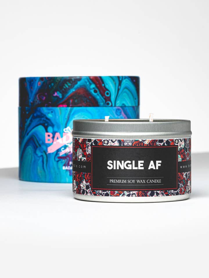 Single AF 14oz for wholesale by Badass Candles