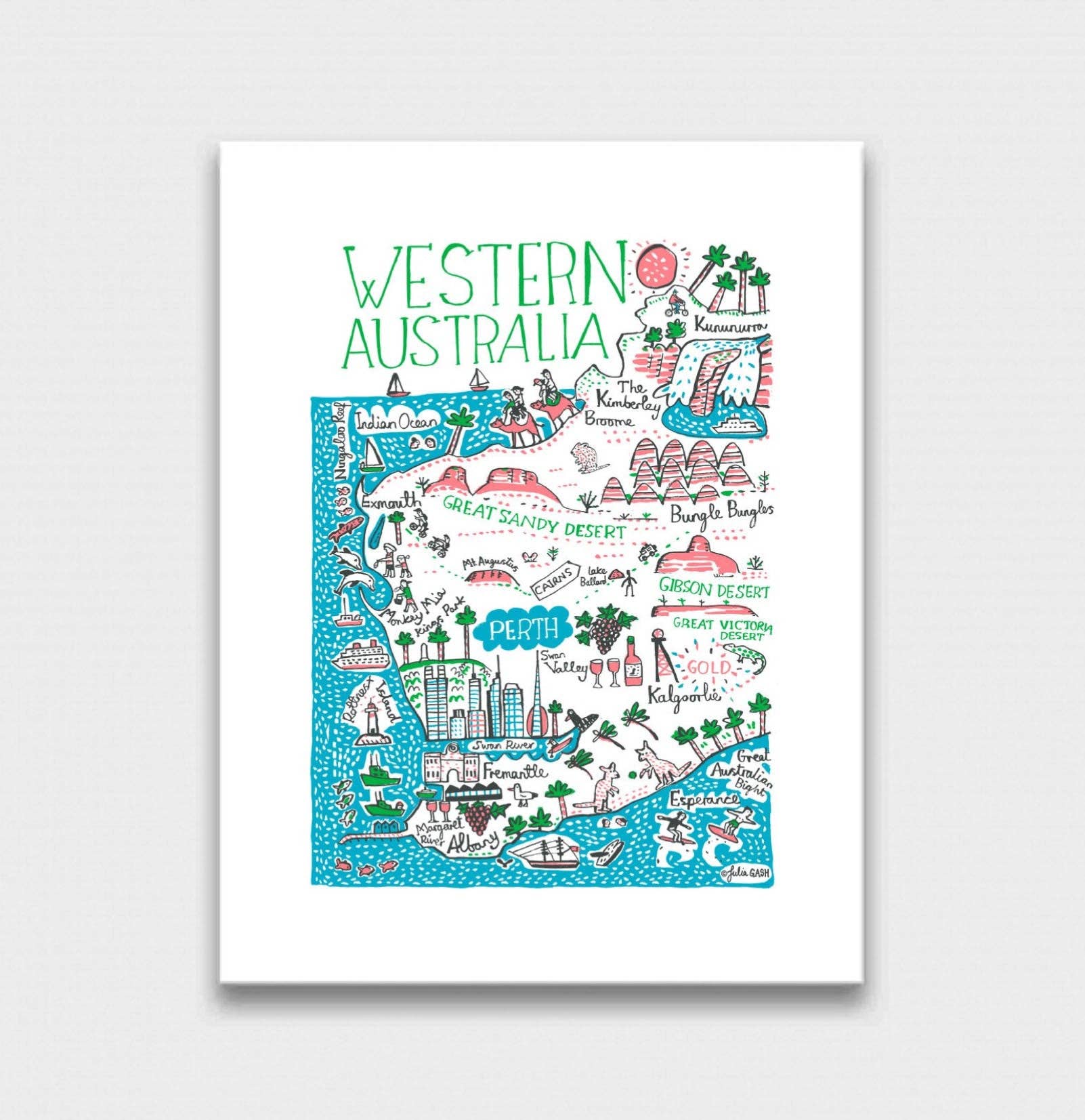 Julia Gash – Impressão artística por atacado – Western Australia Impressões e Cartões2