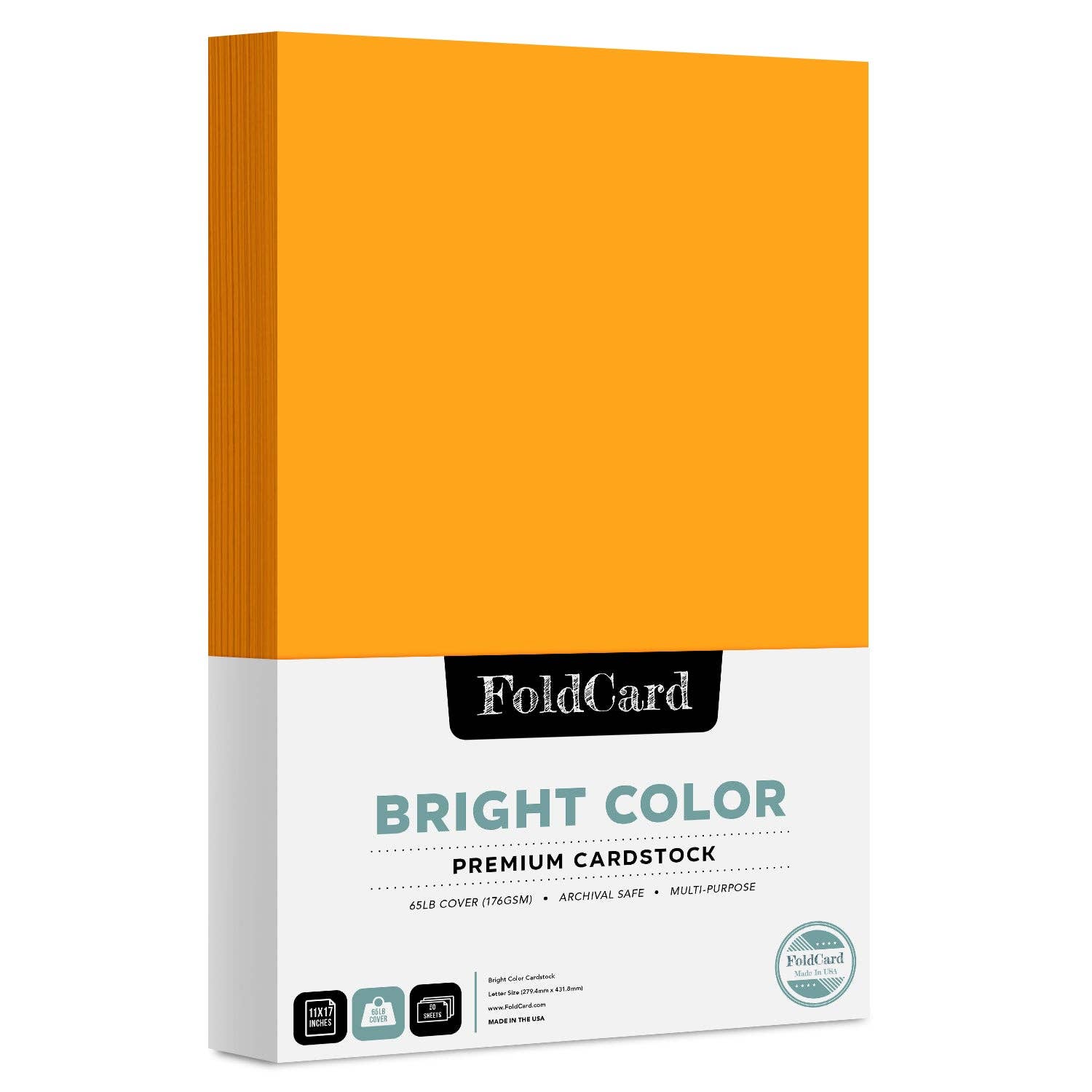 Fine Cardstock - Wholesale Craft Supplies - Premium Quality Bright Color Cardstock: 11 x 17 - 50 Sheets21