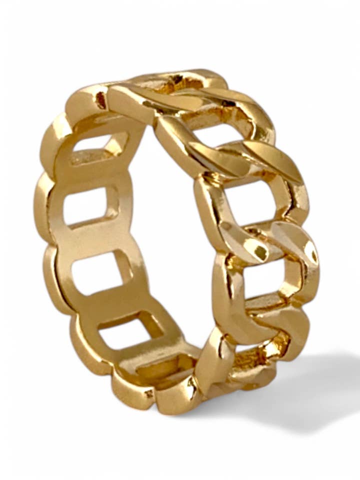 The Jada Chain Link Ring for wholesale by SPARROW
