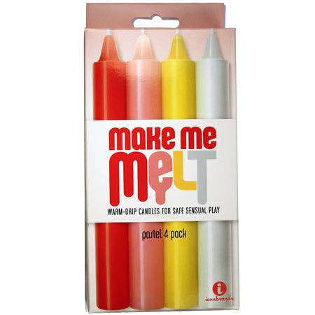 As "I Like Wax" 9 Velas de Gotejamento Quentes Pastel 4un por atacado de Slow Burn Flame