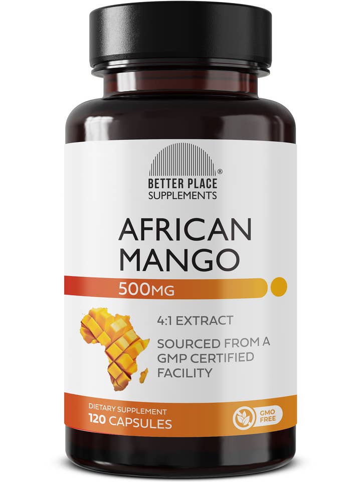 African Mango Extract 4:1 Concentrate 500mg for wholesale by Better Place Brands