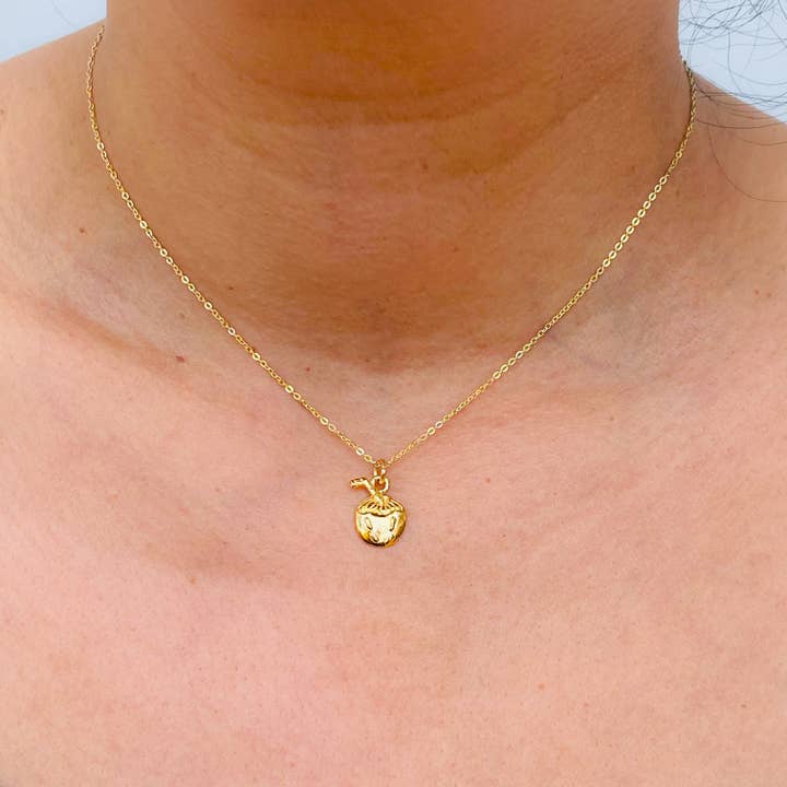 Coco Loco Coconut Charm halskæde for engroshandel hos Lexi Jewelry