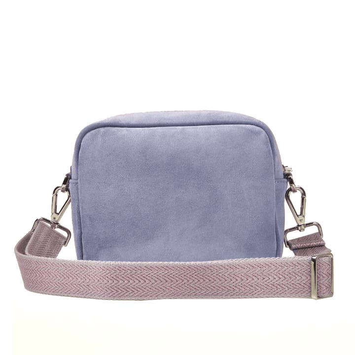 TICI Handmade - Wholesale Crossbody Bag - Women's - Bag Babol - Lilac suede bag1