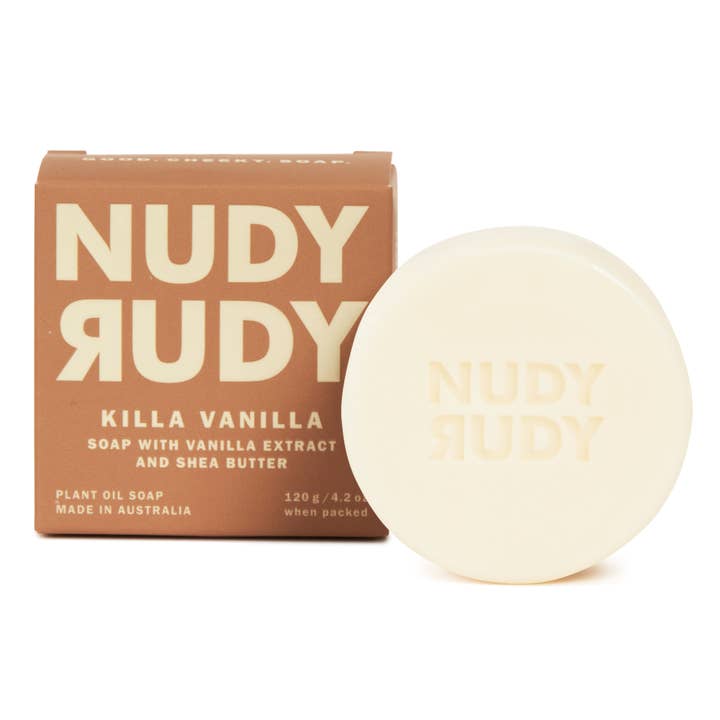 Nudy Rudy Bar Soap 4.2oz - Killa Vanilla for wholesale by Nudy Rudy
