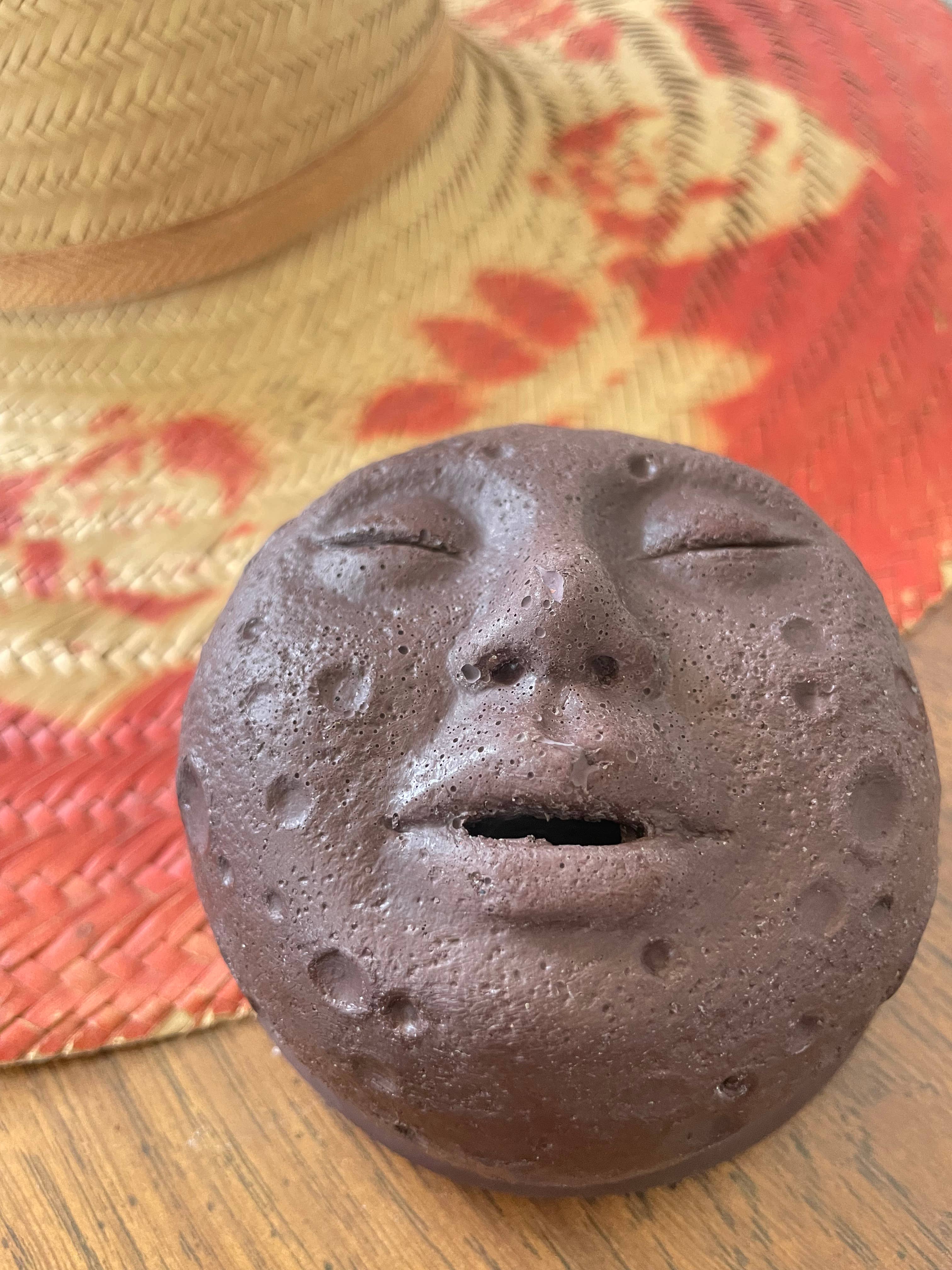 Green Jeans Houseplants - Wholesale Incense Holder - Moon Face Incense Burner1