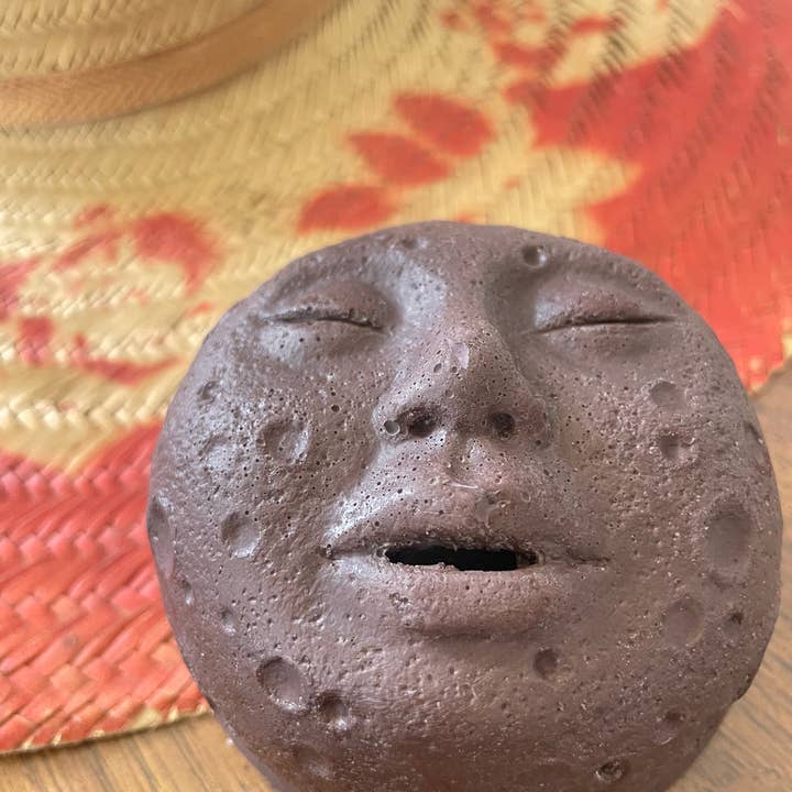 Green Jeans Houseplants - Wholesale Incense Holder - Moon Face Incense Burner1