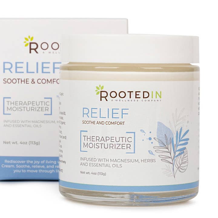 Rooted In - Wholesale Pain Relief Spray/Cream - Relief Magnesium Cream for Muscle Cramping and Pain0