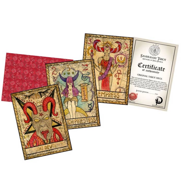 Tarotlandia - Venta al por mayor Cartas del tarot - Samiramay Tarot Deck De Luxe Edición Limitada
