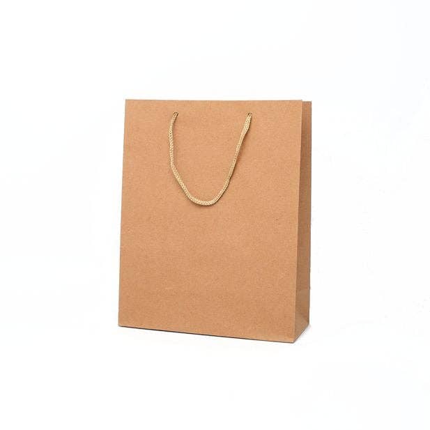 Inca UK - Wholesale Gift bag - 24x19x8cm. Brown Kraft Paper Gift Bag