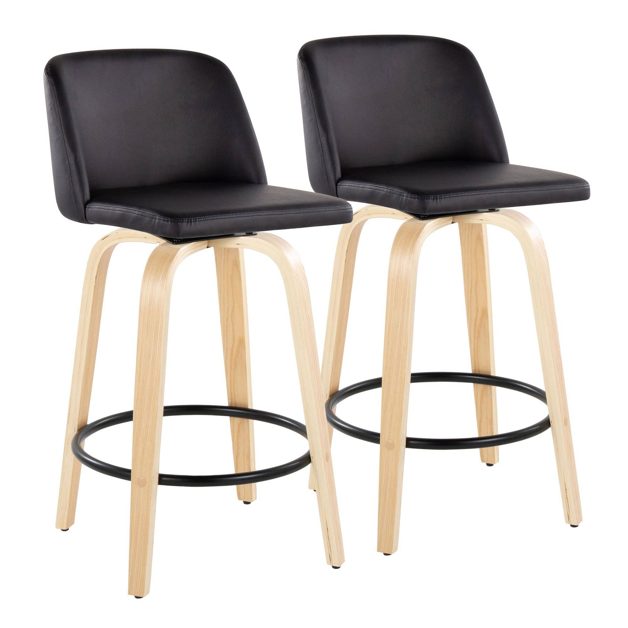 LumiSource and Grandview Gallery - Wholesale Stool - Toriano 26" Fixed Height Counter Stool Q - Set of 259