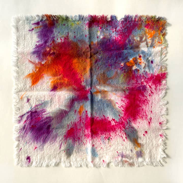 Merle Works – wholesale Dinner & cloth napkin – Painter's Hand-dyed Napkins3