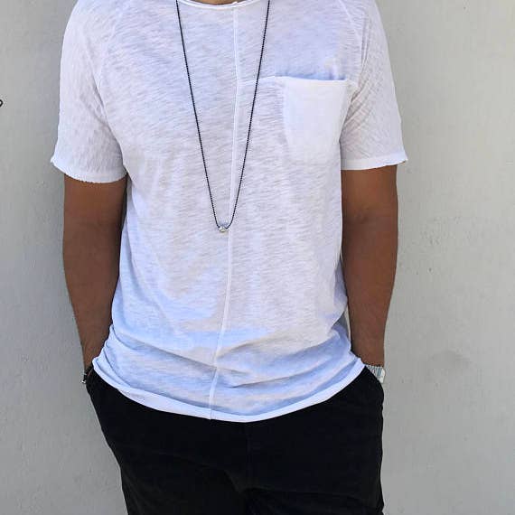 Christina Christi - Vente Colliers à pendentif - Collier homme avec pendentif basket en métal argenté4