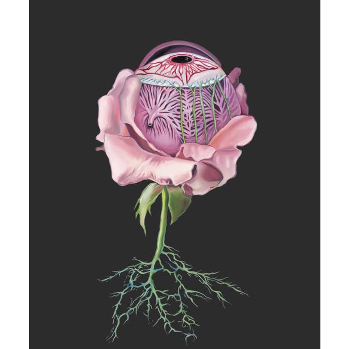 Trisha Thompson Adams – wholesale Art print – Floral Eye Flower Anatomy Art Print