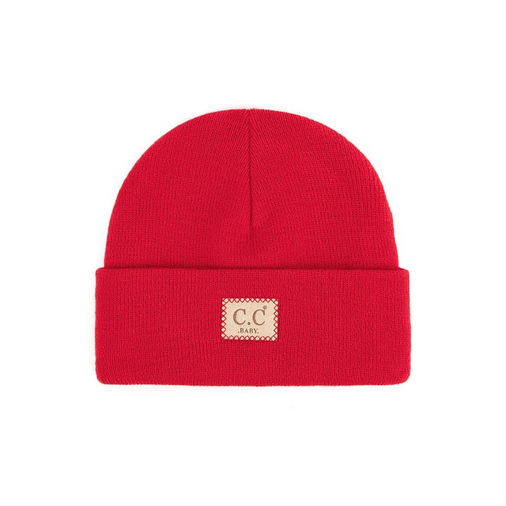 Hana - Wholesale Beanie - Women's - C.C Baby Classic Rib Beanie with C.C Suede Patch8