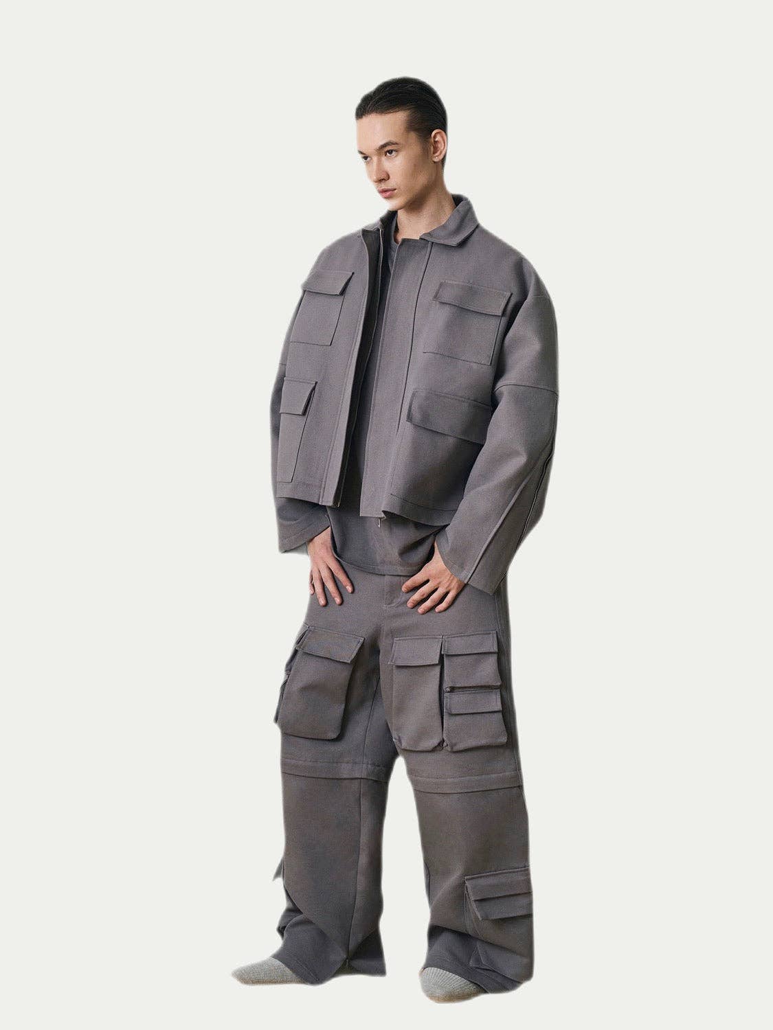 Vanida Dang - Wholesale Top & Pant Set (NOT Loungewear) - Men's - OVERSIZED MULTI POCKES CARGO SET2