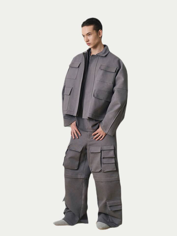 Vanida Dang - Wholesale Top & Pant Set (NOT Loungewear) - Men's - OVERSIZED MULTI POCKES CARGO SET2