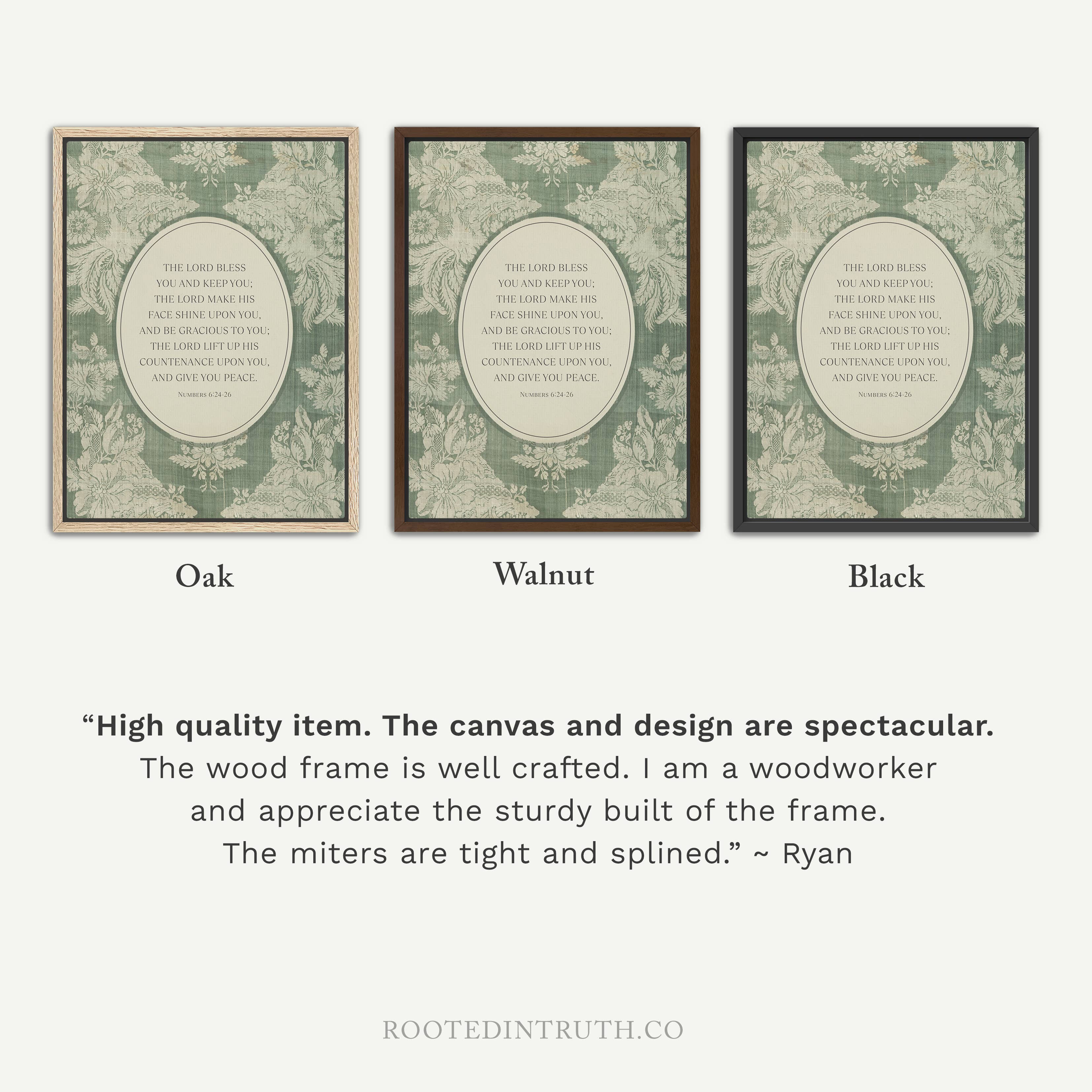 Rooted in Truth - Wholesale Art Print - Bless You Vintage Wall Art Print Christian Gift Decor 2