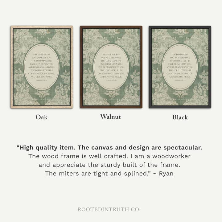 Rooted in Truth - Wholesale Art Print - Bless You Vintage Wall Art Print Christian Gift Decor 2