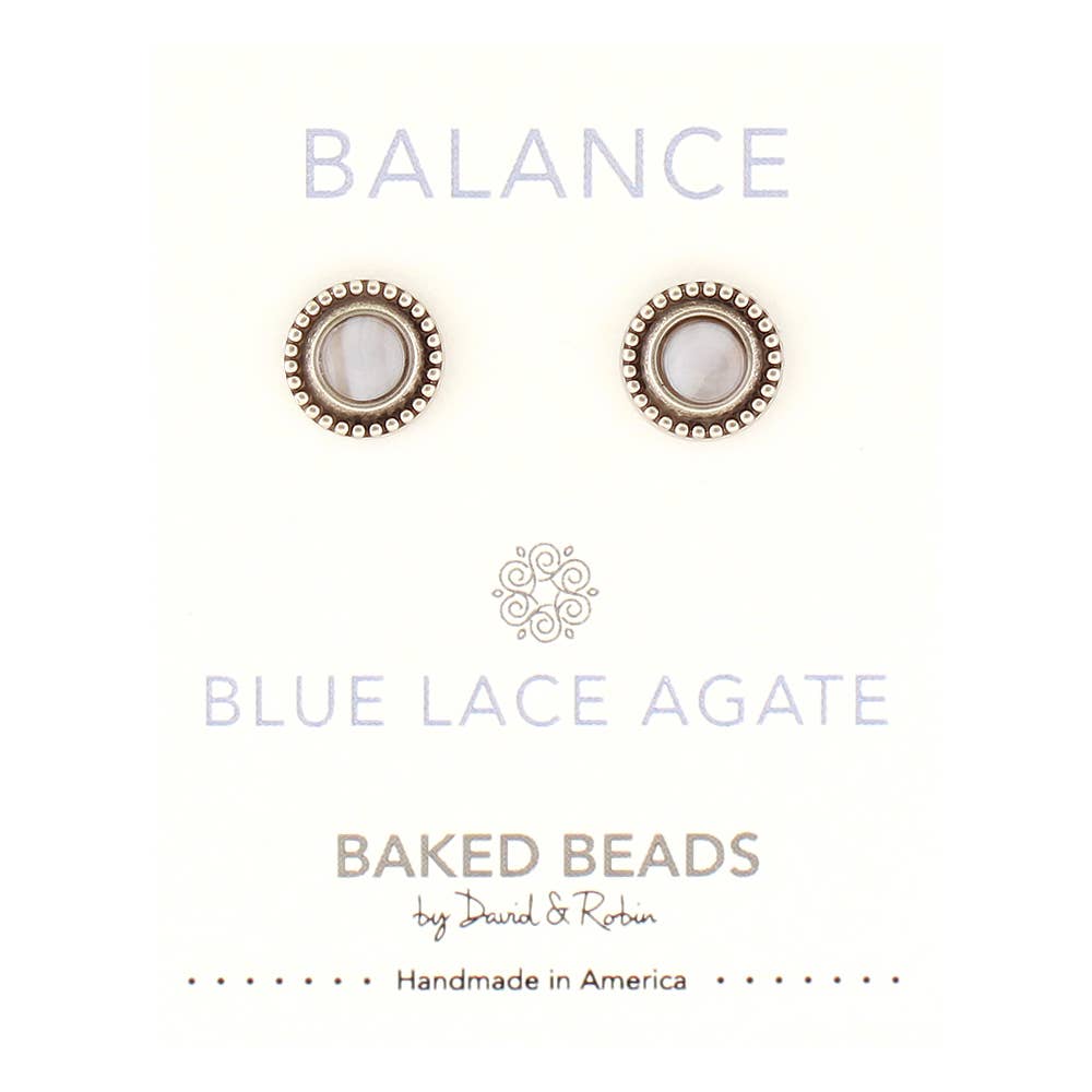Baked Beads - Wholesale Stud/Post Earrings - Powerstone Post8