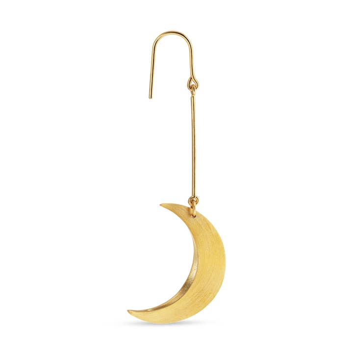 Halve maan oorbel voor wholesale door Jane Koenig