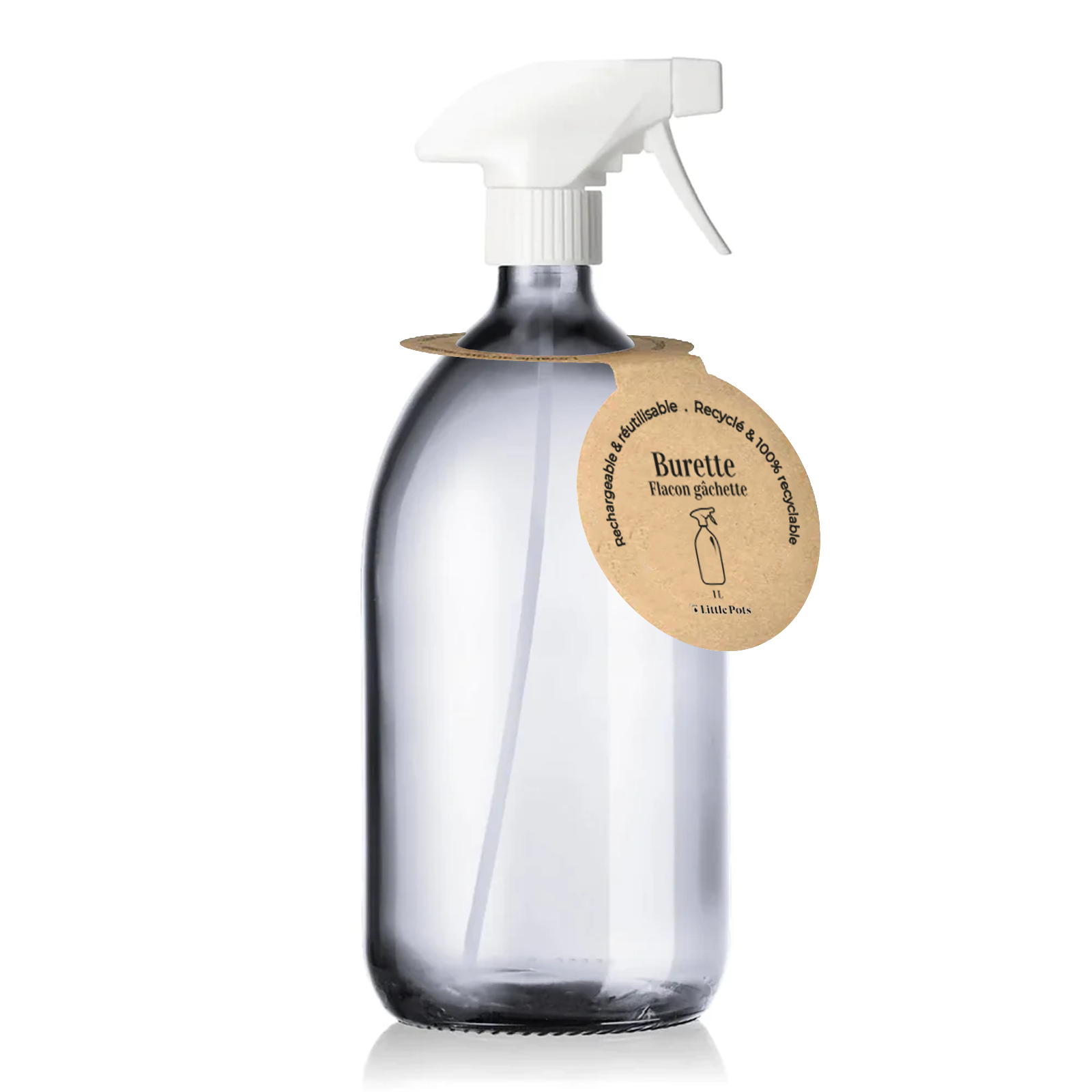 Little Pots – wholesale Spray bottle – Refillable white trigger spray bottle3