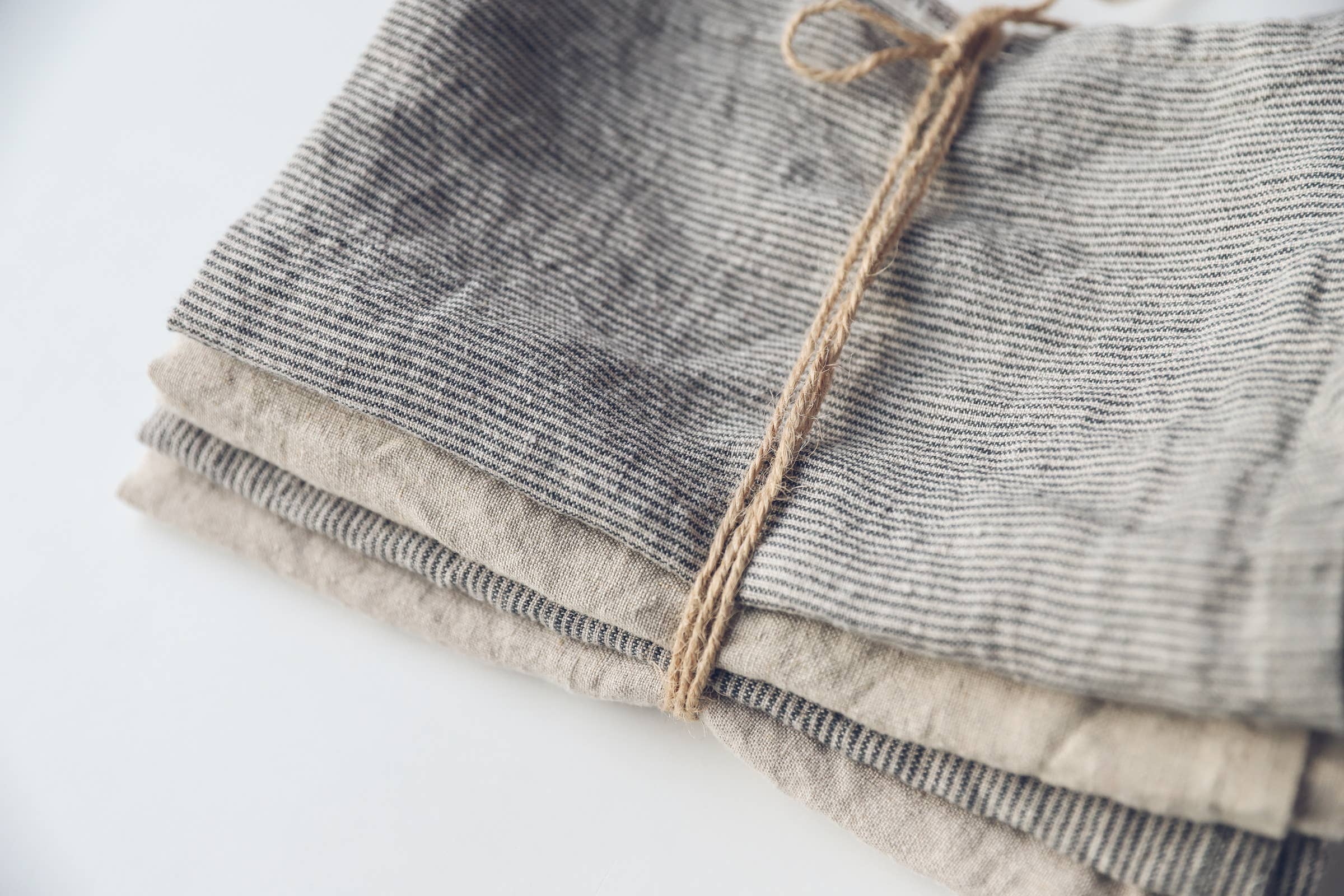 Epic Linen - Wholesale Tea Towel - Striped, Gingham Linen Kitchen Tea Towels5