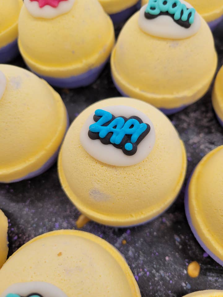 6 x Super Herói Atacado Bombas de Banho Decoradas por atacado de My Little Bath Shop